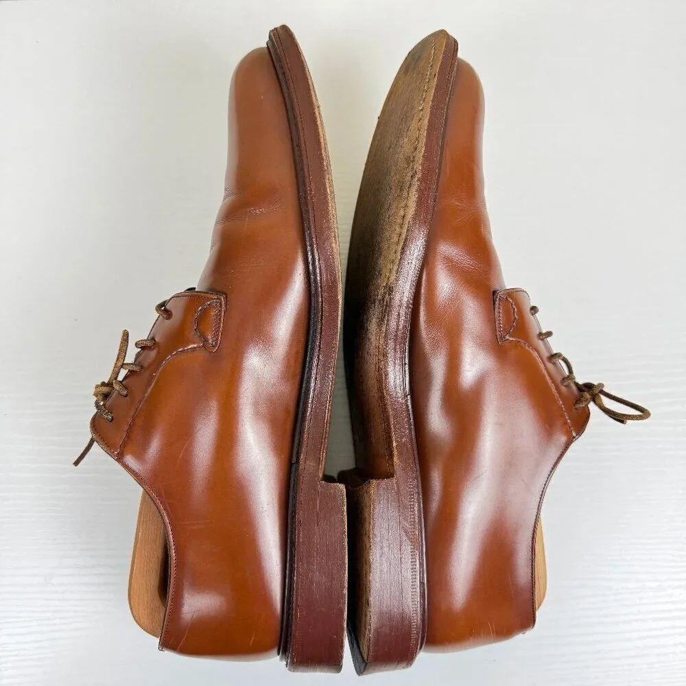 Church's Custom Grade Shannon Polished Binder Derby Brown Leather Shoes